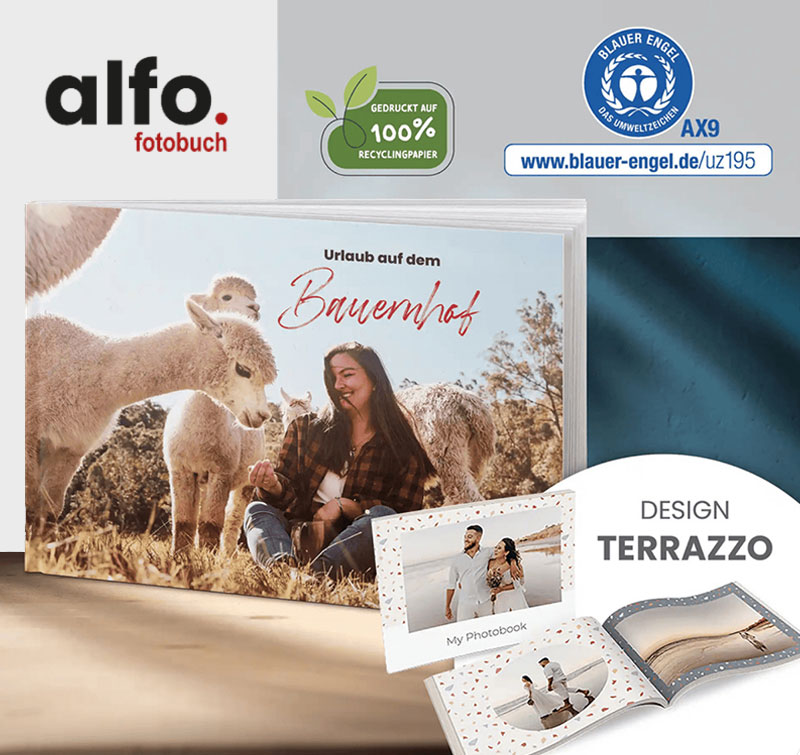 alfo Fotobuch nachhaltig gestaltet