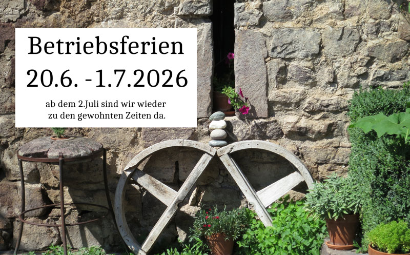 Betriebsferien Strauch